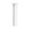 Food Trays, Containers, and Lids | Dart 8SJ20 8 oz. Extra Squat Foam Container - White (50 Packs/Carton) image number 2