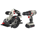 Combo Kits | Porter-Cable PCCK612L2 20V MAX Cordless Lithium-Ion 1/2 in. Drill & 5-1/2 in. Circular Saw Combo Kit image number 1