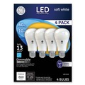 Office Jansan | GE 67615 10 W A19 LED Dimmable Light Bulb - Soft White (4/Pack) image number 0