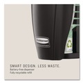 Odor Control | Rubbermaid Commercial 1793546 TC TCell 2.9 in. x 2.75 in. x 5.9 in. Odor Control Dispenser - Black image number 3