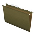  | Pendaflex 42703 Ready-Tab 1/6-Cut Tabs Extra Capacity Reinforced Colored Hanging Legal Folders - Standard Green (20/Box) image number 0