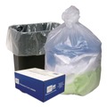 Trash Bags | Ultra Plus 1506824 24 in. x 24 in. 10-Gallon 8 mic. Can Liners - Natural (1000/Carton) image number 3