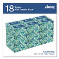 Cleaning & Janitorial Supplies | Kleenex 01701 9 in. x 10.5 in. 1-Ply POP-UP Box Cloth Hand Towels - Unscented, White (2160/Carton) image number 2