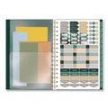 Notebooks & Pads | AT-A-GLANCE 1758200 8.5 in. x 5.5 in. 12-Month (Jan-Dec 2026) Emerald Isle Weekly/Monthly Planner - Green Marbled Cover image number 4