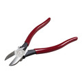Klein Tools D227-7C 7 in. Spring Loaded Plastic Diagonal Cutting Pliers image number 1