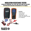Detection Tools | Klein Tools ET600 Cordless Insulation Resistance Tester Kit image number 4