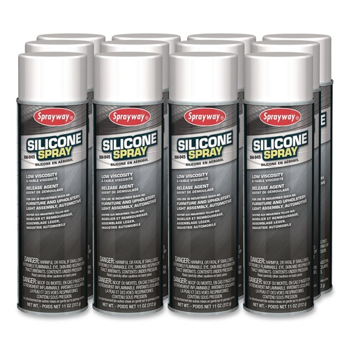 Furniture Cleaners | Sprayway 1000007771 20 oz. Can Silicone Spray (12/Carton) image number 0