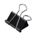  | Universal UNV10199 Binder Clips - Mini, Black/Silver (1 Dozen) image number 1