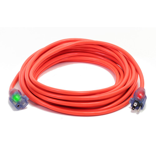 Extension Cords | Century Wire 15A-12-3-CGM-SJTW-CORD Pro Glo 15 Amp 12/3 AWG CGM SJTW Extension Cord image number 0