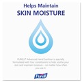 Hand Sanitizers | PURELL 8703-04 700 mL Fragrance Free Green Certified Advanced Refreshing Gel Hand Sanitizer for ADX-7 (4/Carton) image number 2