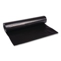 Trash Bags | Boardwalk X8647SKKR01 43 in. x 47 in. 56 gal. 1.2 mil Recycled Low-Density Polyethylene Can Liners - Black (100/Carton) image number 1