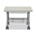Office Desks & Workstations | Safco 5206GR Engineered Wood 2 Shelves 19 in. x 16 in. x 13.5 in. Underdesk Printer/Fax Stand - Gray image number 1