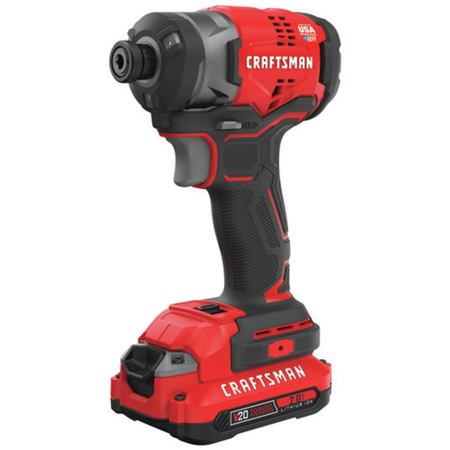 Factory Reconditioned Craftsman Cmcf820d2r 20v Brushless Lithium Ion 1 4 In Cordless Impact Driver Kit 2 Ah Cpo Outlets