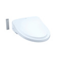 TOTO SW3044#01 WASHLET S500e Elongated Bidet Toilet Seat with ewaterplus and Classic Lid (Cotton White) image number 0