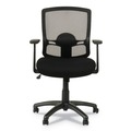 Office Jansan | Alera ALEET42ME10B Etros Series 18.03 in. to 21.96 in. Seat Height Mesh Mid-Back Chair - Black image number 0