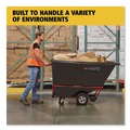 Utility Carts | Rubbermaid Commercial FG130500BLA 1/2 cu-yd. 850 lb. Capacity Rotomolded Rectangular Plastic Tilt Truck (Black) image number 8