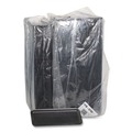 Food Service | Pactiv Corp. 0TFB07S00000 5.63 in. x 14.16 in. x 0.67 in. No. 7S Foam Supermarket Tray - Black (250/Carton) image number 4