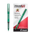 Office Jansan | Pilot 25104 Precise V5 0.5 mm Roller Ball Pens - Extra-Fine, Green (Dozen) image number 0