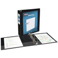 Office Jansan | Avery 19700 11 in. x 8.5 in. 3 Rings 2 in. Capacity Showcase Economy View Binders with Slant Rings - Black image number 1