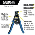 Cable and Wire Cutters | Klein Tools 11063W Katapult Wire Stripper and Cutter for Solid and Stranded Wire image number 5