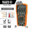 Detection Tools | Klein Tools MM600 1000V Digital Auto-Ranging HVAC Multimeter image number 4