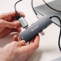 Office Electronics & Batteries | Verbatim 32151 USB-C Pro Multiport Hub8 Port - Gray image number 4