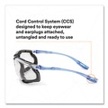 Eye Protection | 3M 11872-00000-20 CCS Protective Eyewear with Foam Gasket - Blue Plastic Frame/Clear Polycarbonate Lens image number 2