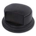 Trash Cans | Impact 7747-3 27 in. Diameter Domed Gator Lids for 44 gal. - Black (1/Carton) image number 1