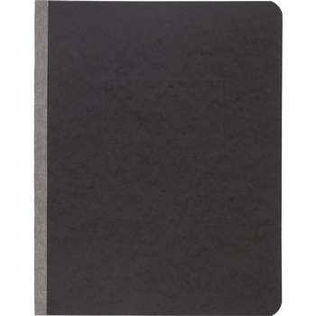 ACCO 8.5 in. x 11 in. 3 in. Capacity Two-Piece Prong Fastener Pressboard Report Cover with Tyvek Reinforced Hinge - Black