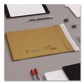 Envelopes & Mailers | Sealed Air 67057 Jiffy #1 Paper Padding Self-Adhesive Closure 7.25 in. x 12 in. Padded Mailer - Natural Kraft (100/Carton) image number 2