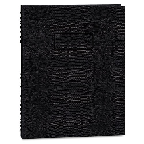 Blueline A10200E.BLK EcoLogix NotePro 100 Sheet 1 Subject Medium/College Rule 8.5 in. x 11 in. Executive Notebook - Black Cover image number 0