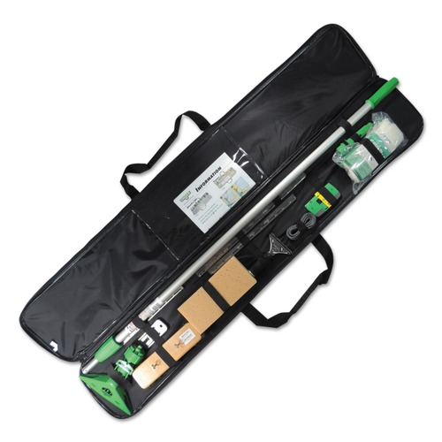 Cleaning Tools | Unger TRS00 13-Piece Cleaning Kit For Walls with Vinyl Nylon Case - Green (1 Kit) image number 0