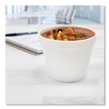Food Trays, Containers, and Lids | Dart 12SJ20 12 oz. Foam Food Containers - White (500/Carton) image number 5