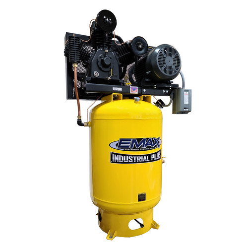 Stationary Air Compressors | EMAX EP10V120Y3 10 HP 120 Gallon Oil-Lube Stationary Air Compressor image number 0