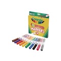 Office Jansan | Crayola 587708 Broad Bullet Tip Non-Washable Marker - Assorted Classic Colors (8/Set) image number 0