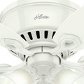 Ceiling Fans | Hunter 53326 52 in. Builder Low Profile Snow White Ceiling Fan with LED image number 8