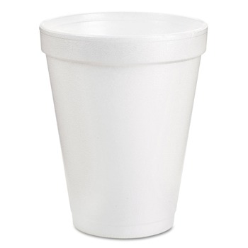 Dart 8 oz. Foam Drink Cups - White (25/Pack)