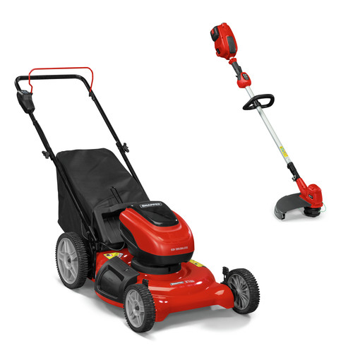 Outdoor Power Combo Kits | Snapper 967947301-967922901BNDL 58V Cordless Lithium-Ion Lawn Mower and Straight Shaft String Trimmer Bundle image number 0