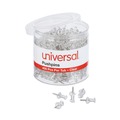 | Universal UNV31306 3/8 in. Plastic Push Pins - Clear (400/Pack) image number 0