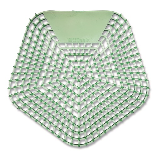 Cleaning & Janitorial Supplies | Boardwalk WCBX-P-010I010I-02-AAS80- 0.11 oz WCBasix Urinal Screen - Cucumber Twist Scent, Green (10/Box) image number 0