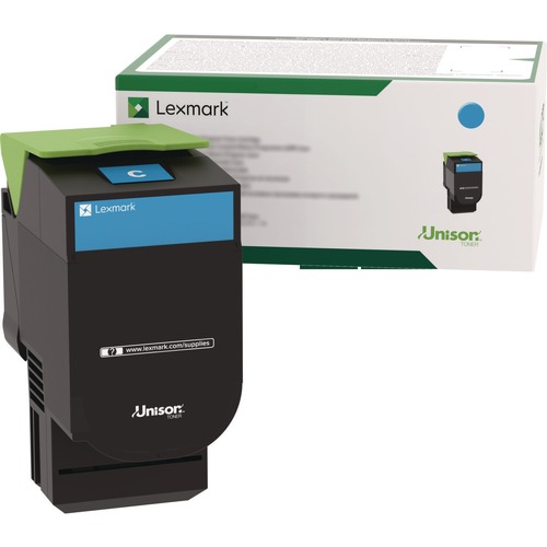 Ink & Toner | Lexmark 80C00CG 1000 Page-Yield Toner - Cyan image number 0