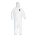 Safety Equipment | KleenGuard 49113 A20 Breathable Particle Protection Zipper Front Coveralls - Large, White (24/Carton) image number 0