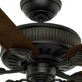 Ceiling Fans | Casablanca 54007 54 in. Ainsworth Gallery 3 Light Basque Black Ceiling Fan with Light image number 5