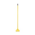 Bulk Savings Pricing 2 | Boardwalk BWK400MBC 60 in. Metal/Polypropylene Handle Cotton/Rayon/Synthetic Head Looped End Mop Kit - Medium, Blue/Yellow (1-Kit) image number 3