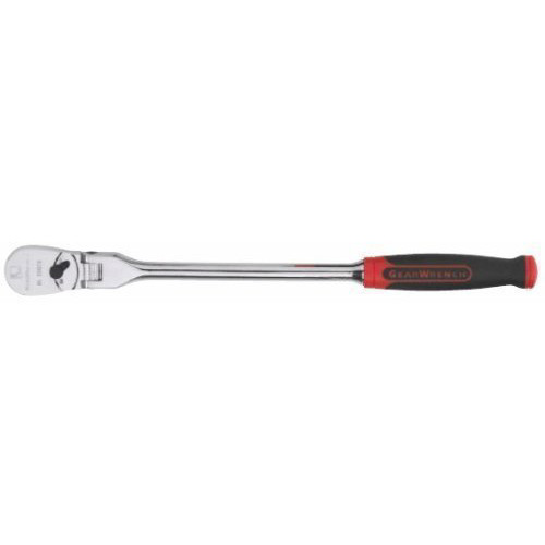 Ratchets | GearWrench 81213F 3/8 in. Drive Cushion Grip Offset Flex Handle 84 Tooth Ratchet image number 0