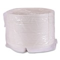 Food Trays, Containers, and Lids | Eco-Products EP-SCR93NFA Vanguard 28 oz. 3-Compartment Bowl Renewable and Compostable Sugarcane Containers - White (400/Carton) image number 2