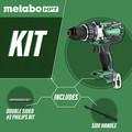 Drill Drivers | Factory Reconditioned Metabo HPT DS18DBL2Q4MR 18V Brushless Lithium-Ion Cordless Drill Driver (Tool Only) image number 1