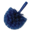 Dusters | Carlisle 36340414 Flo-Pac 7 in. Round Duster with Soft Flagged PVC Bristles - Blue (1-Dozen) image number 4