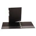 Customer Appreciation Sale - Save up to $60 off | Avery 03401 Economy 1.5 in. Capacity 11 in. x 8.5 in. 3 Ring Non-View Binder with Round Rings - Black image number 1