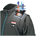 Heated Jackets | Makita DCJ200ZXL 18V LXT Li-Ion Heated Jacket (Jacket Only) - XL image number 2